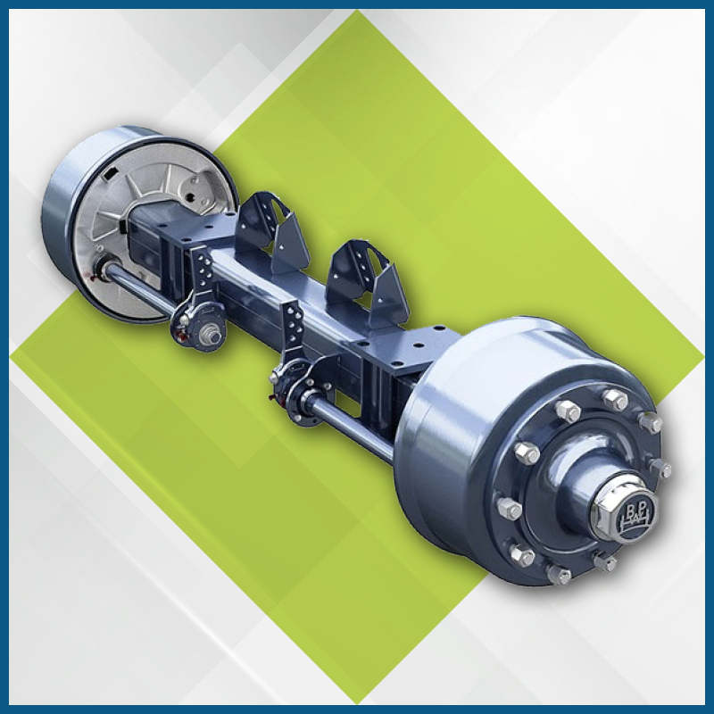 Braked Agricultural Axles